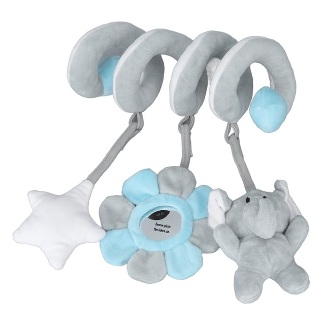 Juguete colgante de felpa en espiral para bebé BuyWeekMX Juguete colgante para bebé