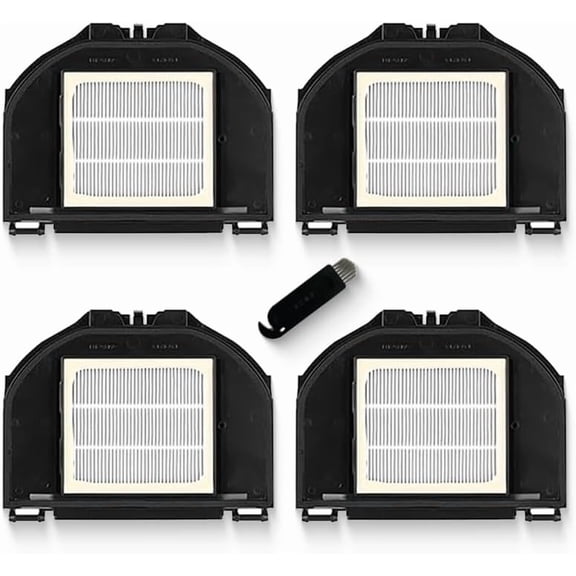 Filter Replacement 4-Pack for Shark Matrix & Matrix Plus Robot Vacuum, Compatible with Shark RV2310AE, RV2320S, AV2310AE, UR2350AE, RV2300S (Not for RV2300)
