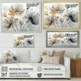 thumbnail image 4 of Designart "Graceful Grey-White Tulip Elegance I" Tulips Canvas Prints, 4 of 7