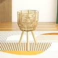 thumbnail image 2 of Almencla Plant Basket with Legs Display Rattan Basket for Restaurant Apartment Office M, 2 of 8