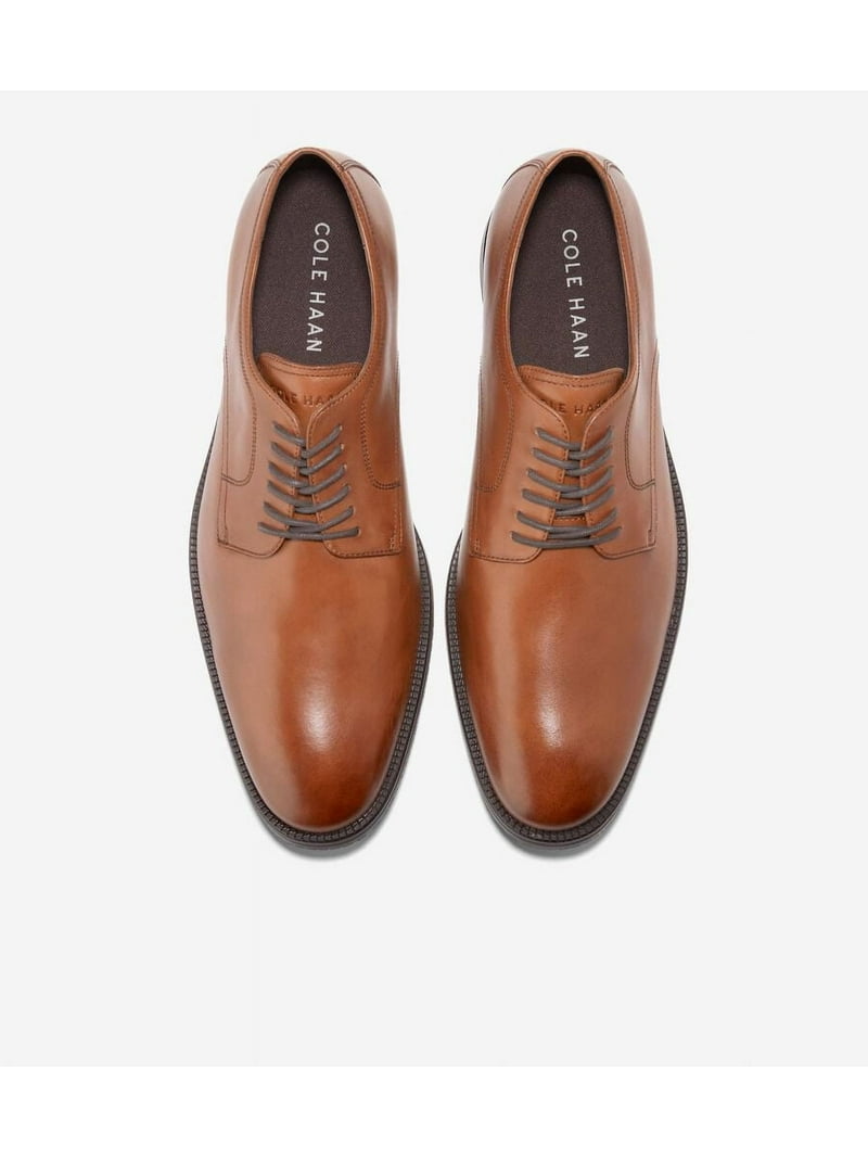 Cole Haan Modern Essentials Wingtip Oxford Mens 10.5M British Tan Leather Dress Cole Haan Oxford Leather Upper Dress Shoes for Men for sale  main image 4
