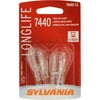 Sylvania 7440 Long-Life Miniature Bulb, Twin Pack