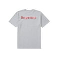 thumbnail image 2 of Supreme Men's Snow White Tee Heather Grey, from StockX, 2 of 3
