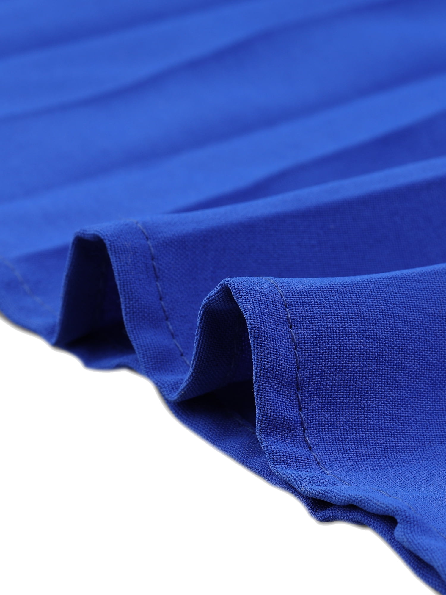 DARING DIVA Maxi Ruffled Sleeve V Neck Pleated Dress S Royal Blue