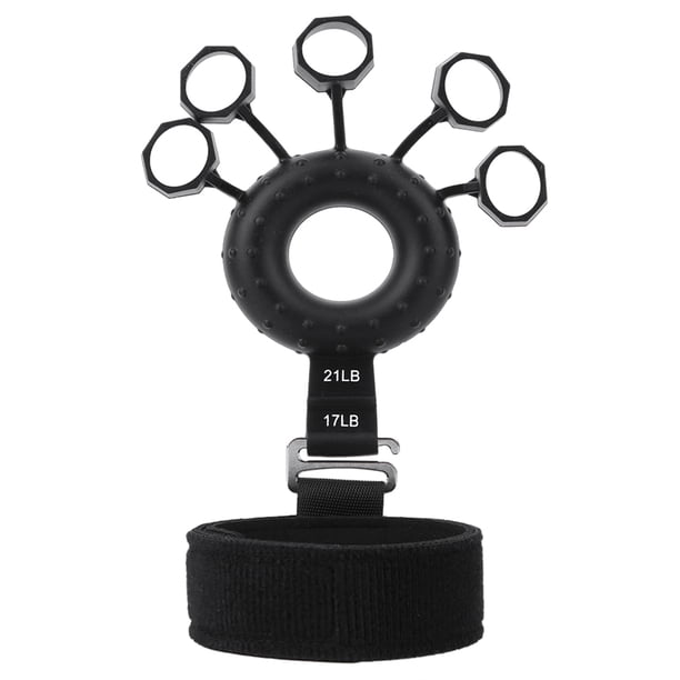 Tensor Tensor Muñeca Silicona para Dedos Circular Agarre para Ejercicios (fuerza Agarre Modelo 1 + 1 Muñequera)