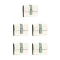 thumbnail image 2 of Monedero de cuero Qarigey Rectangular tres pliegues Color sólido, 2 of 6