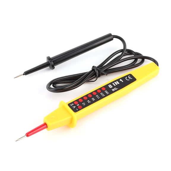 Voltage Tester§voltage Tester Pen§led Voltage Tester§voltage Detector§car Diagnostic Tool 8 In 1 Voltage Tester AC DC 6-380V Multifunctional Car Electrical Instrument Tester