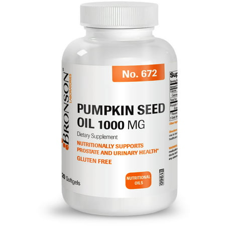 Bronson Pumpkin Seed Oil 1000 mg, 120 Softgels (Best Organic Pumpkin Seed Oil)