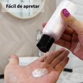 thumbnail image 4 of Paquete de 5 Botellas de Viaje de 3.4 Onzas Aprobadas por la TSA, Botellas de Plástico para Artículos de Tocador Portátil, Botellas para Shampú Sin Fugas, Frascos para Viaje (100 ml), 4 of 5