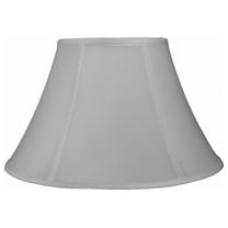 Urbanest Faux Silk Bell Lamp Shade, 8x16x10", Off White