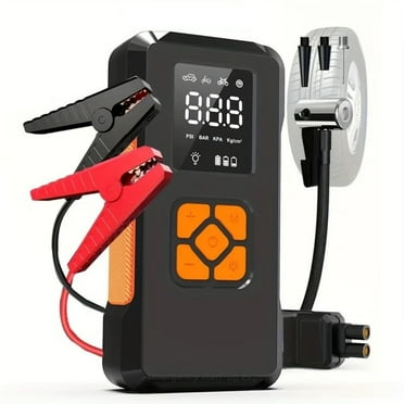 VANON Jump Starter with Air Compressor,3500A Car Battery Jump Starter Portable (10L Gas/8L Diesel), 12V Jump Start Battery Pack Jump Box with Smart Jumper Cables, Tire Inflator, LED Light