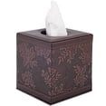thumbnail image 1 of Vintage flower spinning square tissue barrel Nordic light luxury marble living room low room handkerchief box, 1 of 5