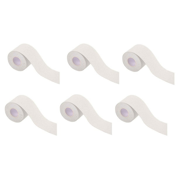 Cinta de recuperación Greeniant atlética 6 rollos Parche muscular protección tobillos blanco 3.8 cm * 5m