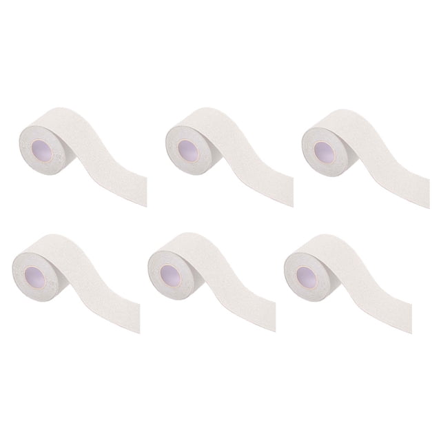 Toystoory Cinta de kinesiología de aplicación amplia de 6 rollos para parche muscular fácil protección de tobillos parche muscular blanco 3,8 Type2 NO2