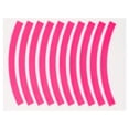 thumbnail image 2 of 10pcs Adhesive Reflective Tape Cycling Safety Warning Sticker Bike Reflector Tape Strip for Car Bicycle Motorcycle Scooter Wheel Rim Decoration, 2 of 8