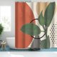 thumbnail image 5 of Cortina De Ducha Para Baño Con Estampado Abstracto De Plantas Y Flores, Cortina De Poliéster Impermeable Para Separar El Baño, Cortina De Puerta, 5 of 6