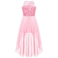thumbnail image 2 of DPOIS Kids Flower Girl Dress Wedding Party Chiffon Sequins Dress Pink 12, 2 of 6