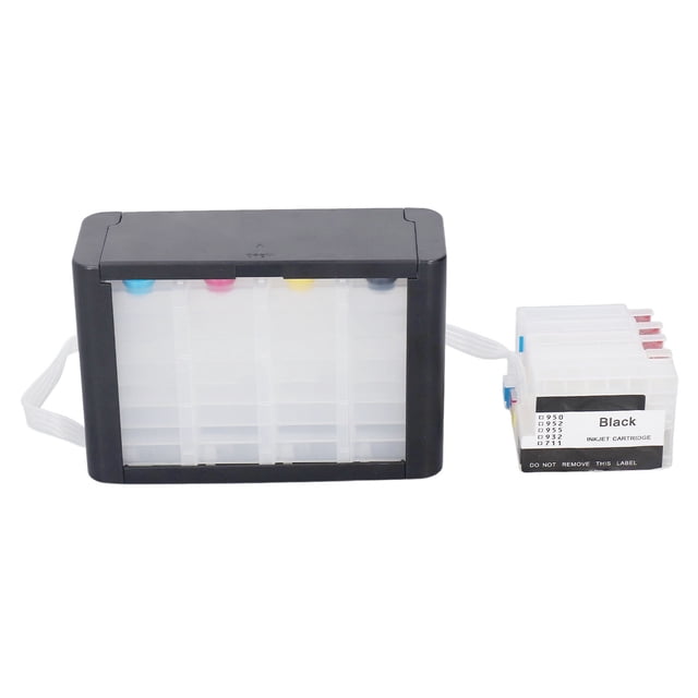 Cartucho de tinta para impresora,Recarga de 4 colores Recarga de impresora Cartucho de tinta para impresora Reemplazo de cartucho de tinta Diseño de clase mundial