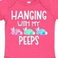 thumbnail image 4 of Inktastic Easter Hanging with My Peeps Pastel Bunnies Boys or Girls Baby Bodysuit, 4 of 5