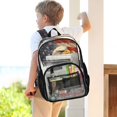 thumbnail image 7 of ALAZA Clear Backpack Eagle with Flag PVC Transparent BookBag, 7 of 7