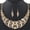Champagne, variant on SmartBy Rhinestone Inlaid Chain Necklace Hook Earrings Bridal Wedding Party Jewelry Set