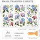 thumbnail image 2 of Juego de 3 calcomanías de flores de hortensia, 2 of 9