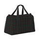 thumbnail image 2 of Balery Buffalo Plaid Dark Green Bolsa de Gimnasio para Mujeres, Bolsa de Viaje con Bolsillo Húmedo, Bolsa de Fin de Semana para Mujeres, Bolsa de Viaje Resistente al Agua, 2 of 7