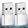 thumbnail image 3 of Type-C Adapter, Simple Plug and Play USB Adapter, Easy to Carry For Charging Synchronization or Data Transmission Compatible for OTG Silver,Black,Gold,Red,, 3 of 8