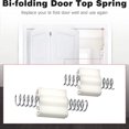 thumbnail image 1 of Herrajes para puertas plegables, 16 Uds., pieza de repuesto duradera para herrajes para puertas de armario plegables, 1 of 7