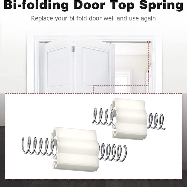 Herrajes para puertas plegables, 16 Uds., pieza de repuesto duradera para herrajes para puertas de armario plegables