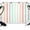Coral Green, variant on Teal Blue Stripe Backdrop for Photography,Fabric Photo Background Backdrop,Ombre Geometric Aqua Vertical Striped Photo Booth Background for Portrait Photoshoot Video Wedding Decoration Banner 7x5ft