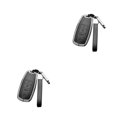 thumbnail image 1 of sweethay Aleación de zinc Car Key Fob Decorativo Elegante Vehículo automotriz Control remoto Case Shell Guard Protector Accesorios Type7 NO7, 1 of 6