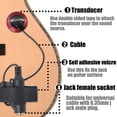 thumbnail image 2 of <p>Guitar Pickup, Piezo Contact Microphone Pickup Durable Plastic Reliable Connection Stable  For Mandolin Ukulele</p>, 2 of 7