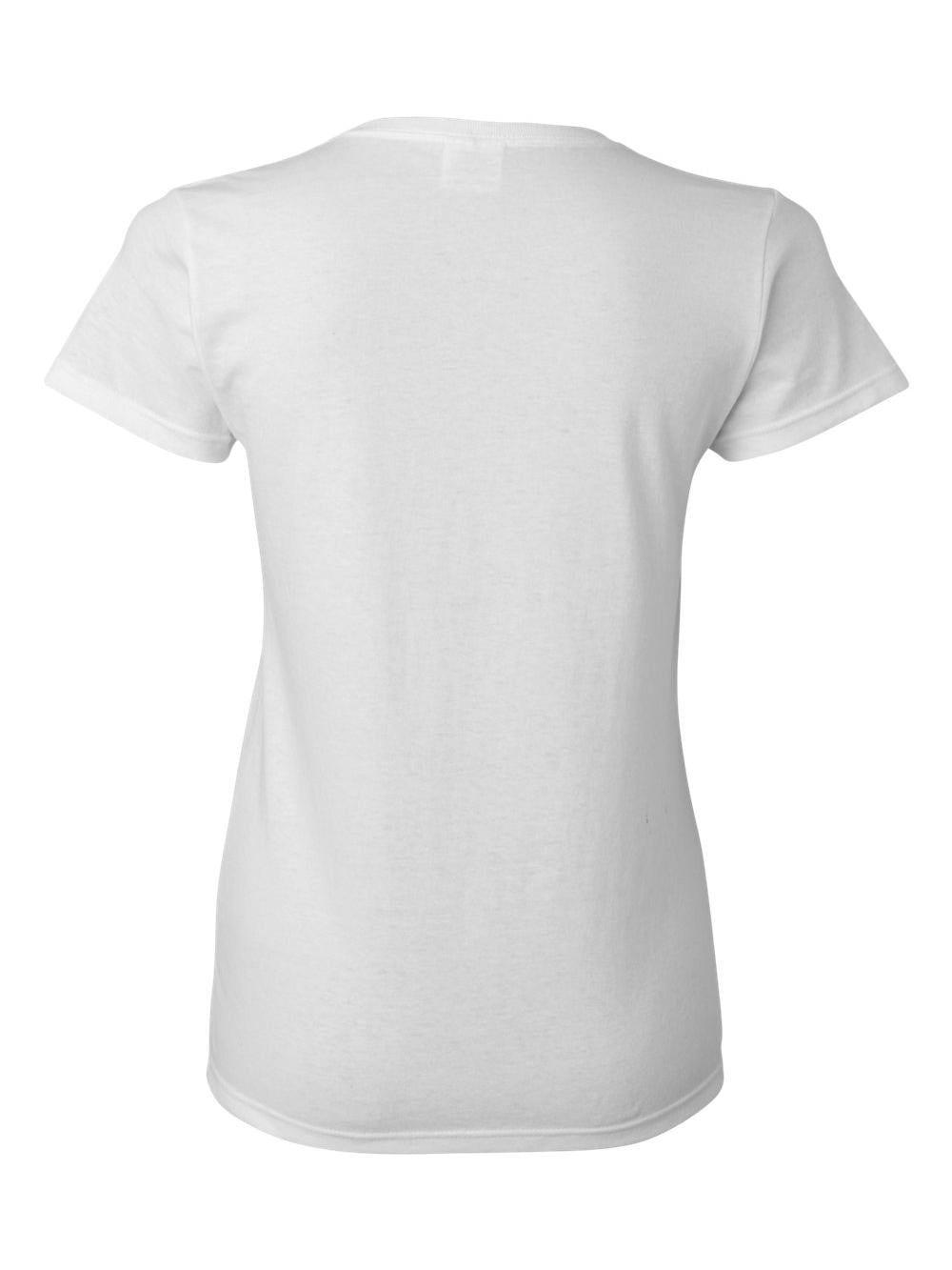 Gildan - Heavy Cotton Womenâ€™s T-Shirt - 5000L - White - Size: M