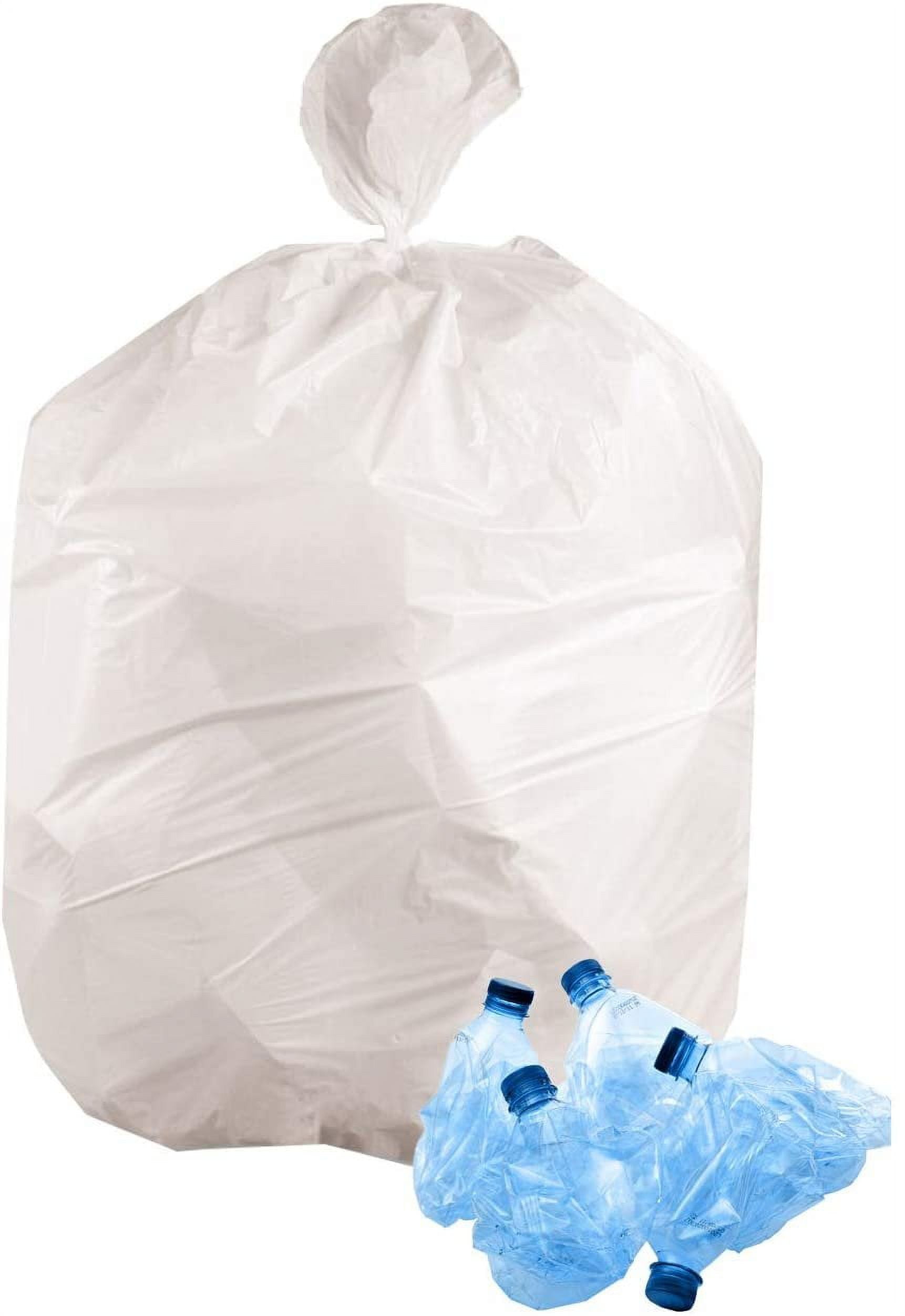 30 GAL Semi-Clear Trash bags Trash Can Liner (75 Count) Clear Garbage Bags  for Home, Hospital, Wastebaskets, Recycling, Storage, Outdoor. Lightweight.  3 Coreless Rolls (20-30 Gallon) price in UAE,  UAE