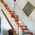 thumbnail image 7 of Clearance Artificial flowers under $10,Cabinet Decoration 2 Pack Fall Garland Maple 6.5Ft/Piece Hanging Vine Garland Artificial Autumn Garland Thanksgiving Decor For Home Wedding Fireplace Party, 7 of 7