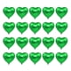 thumbnail image 1 of 20 globos de aluminio de 45 cm con forma de corazón para el Día de San Patricio (verdes), 1 of 5
