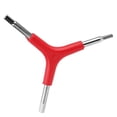 thumbnail image 1 of Three Way Wrench, Portable Bicycle Hex Wrench Light Weight Three Way Inner Hex Wrench for Bicycle Maintance Repairing, 1 of 8