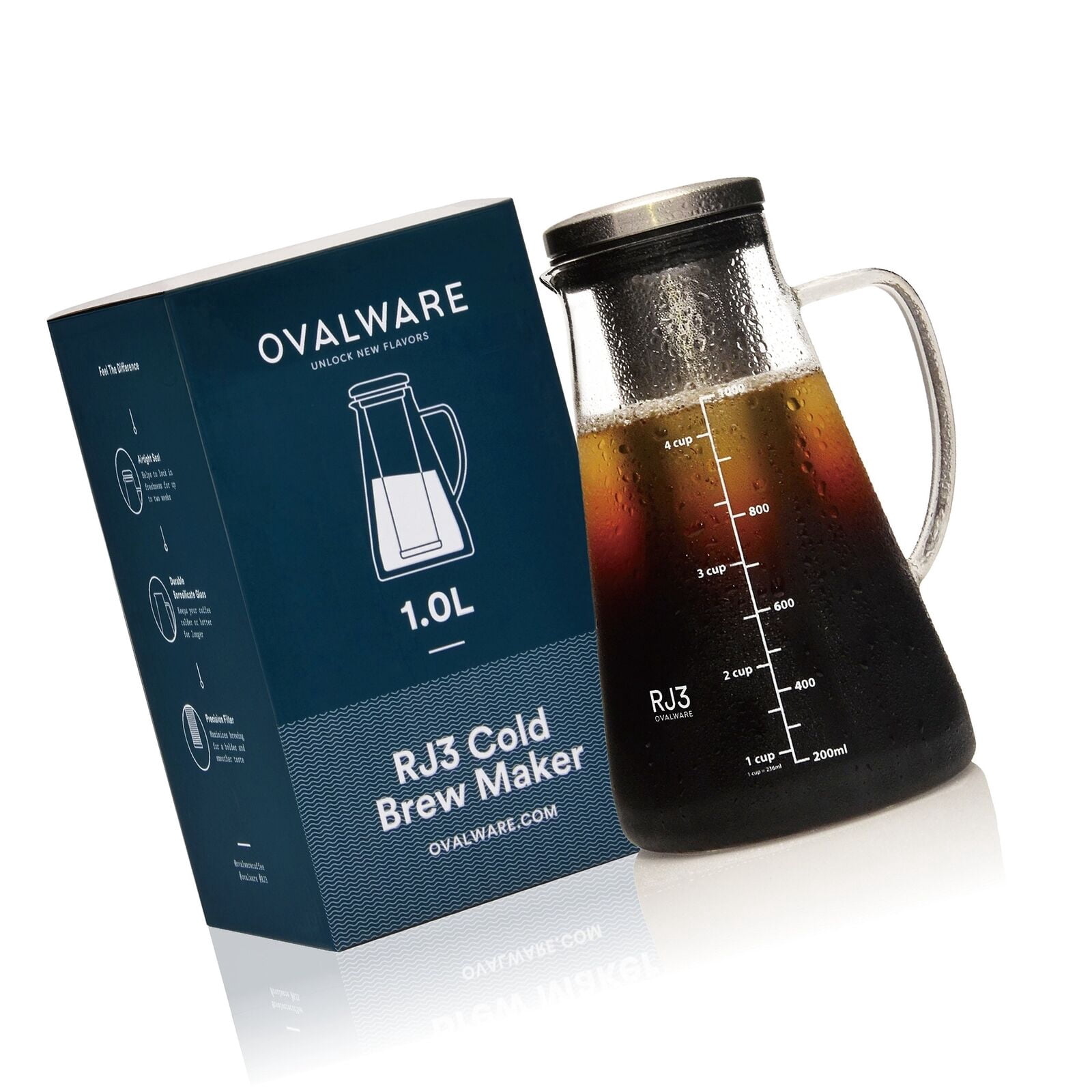 Airtight Cold Brew Iced Coffee Maker 