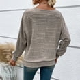 thumbnail image 3 of yunLCZ Womens Long Sleeve Shirts Women's Sweaters Off The Shoulder 2024 Fall Batwing Casual Loose Fashion Sweater Pullovers Womens Long Sleeve Shirts, 3 of 4
