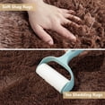 thumbnail image 3 of Shag Area Rugs for Bedroom Living Room,5X8 Ultra Soft Fluffy Area Rugs for Dorm, Indoor Carpet Nursery Rugs for Kids Room Home Decor,Brown, 3 of 16