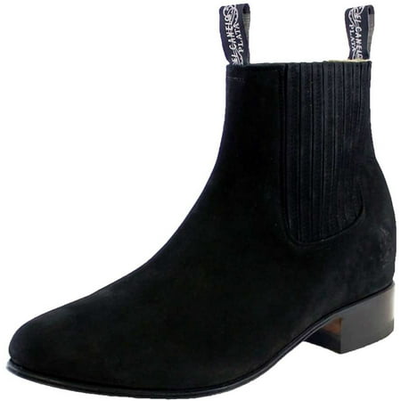 

Botin Charro for Men s Canelo Nobuck (3663) Leather Anckle boots