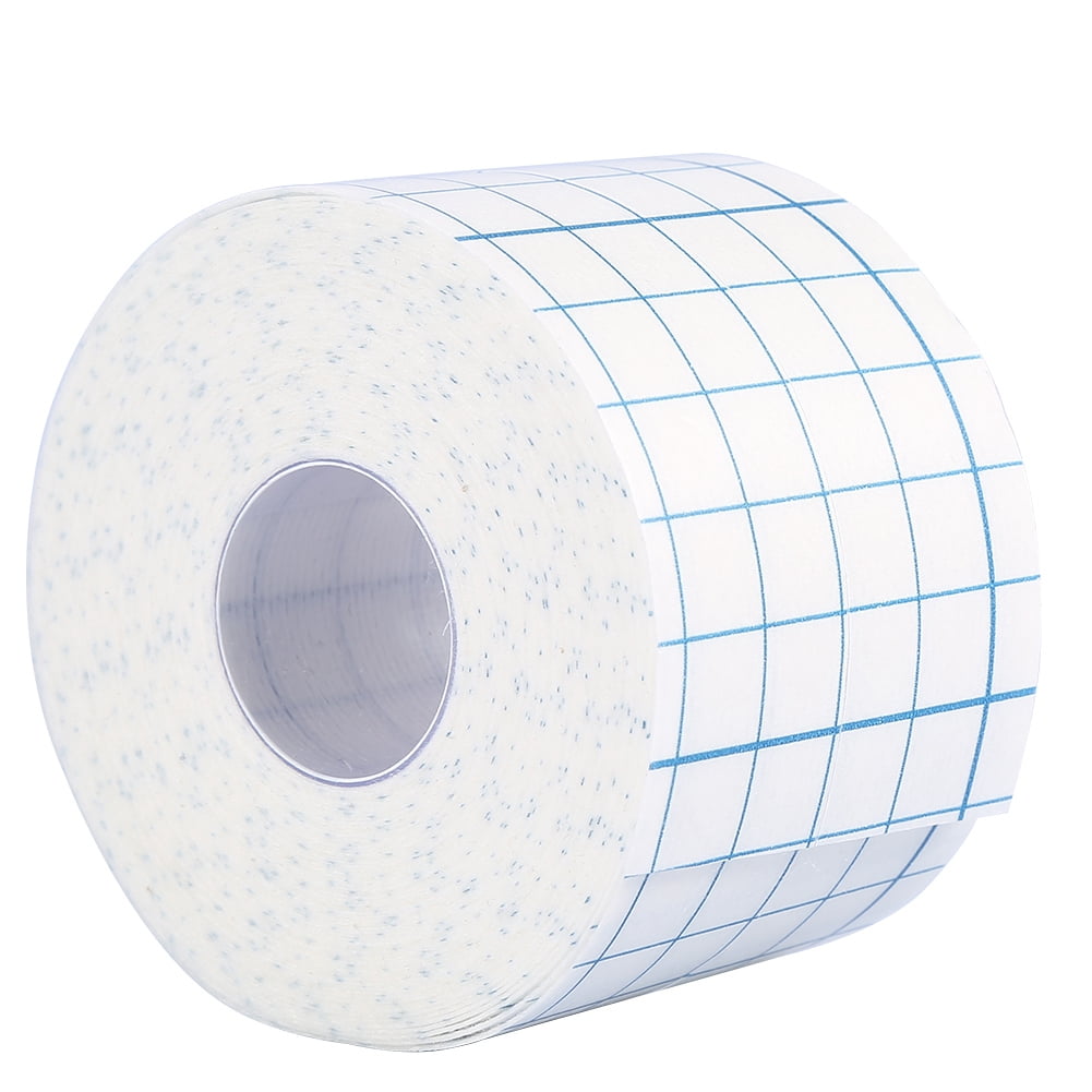 Professional Medical Fixation Tape Non Woven Adhesive Wound Dressing Bandage for Sensitive Skin First Aid Wrap 1.97 inches x 393.7 inches 5cm x 10m