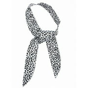 JellyBeadz Cold Therapy Cooling Neck Wrap Bandana / Cool Body Scarf Leopard Print