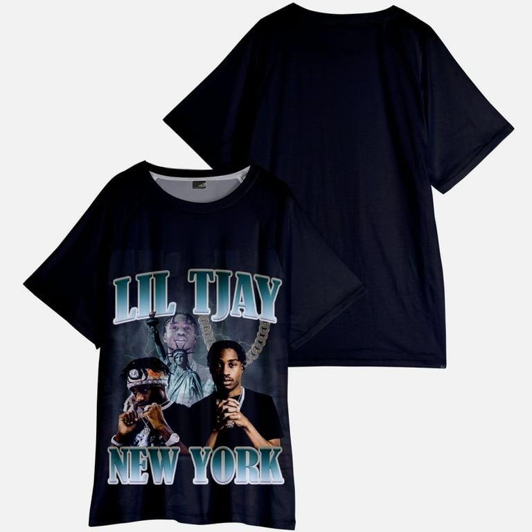 Fashion Rapper Lil Tjay T Shirt Men Women Unisex Tops Summer Tee Streetwear Hip Hop Short Sleeve Tees Colthes - Walmart.com
