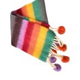 thumbnail image 4 of Dopamines Rainbow Kids Scarf Cozy Warmth Soft Knit Scarf Warm Children Scarf Comfortable Wearing Scarf for Ages 3 to12, 4 of 9