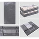 thumbnail image 1 of Paquete de 3 bolsas de almacenamiento debajo de la cama, 75 l, plegables, para ropa, gran capacidad, con ventana transparente, asas reforzadas, organizador con cremallera, sin W, 1 of 5