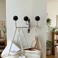 thumbnail image 6 of Lenkho Decorative Swivel Metal Wall Hook, Foldable Coat Rack Hook, Multi‑Purpose Wall‑Mount Hanger for Clothes, Hats, Bags, Ideal for Bathroom, Kitchen & Bedroom Storage, 6 of 6