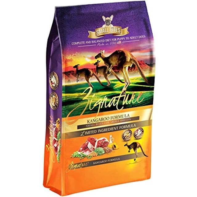 Zignature Kangaroo Formula Grain-Free Small Bites Dry Dog Food 4lb