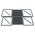 thumbnail image 5 of Loyalheartdy Set of 2 Square Tray End Table Black Steel Side Table Anti-Rust Small Coffee Table for Bedroom, Dining Room, 5 of 9